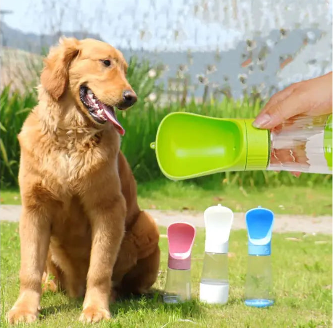 2 In 1 Portable Dog Water Bottle